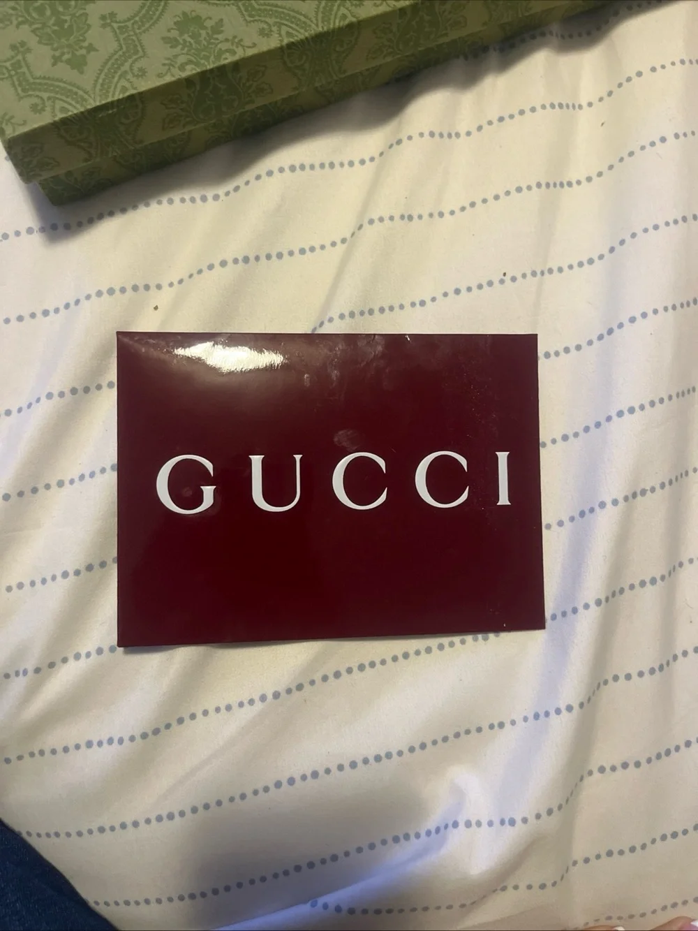 Gucci Navy Baby Sweatshirt and jogger pants with Red & Green Center Stripe